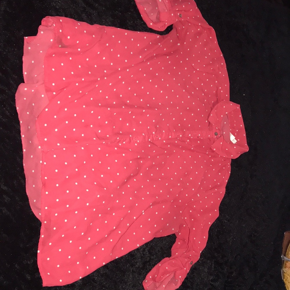 Target xhilatation coral blouse